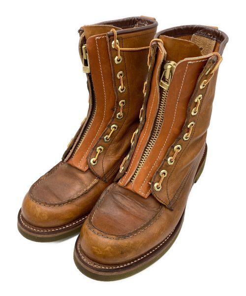 RED WING（レッドウィング）RED WING (レッドウィング) 8インチ クラシックモックトゥブーツ 877 ブラウン サイズ:28の古着・服飾アイテム