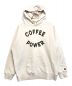 TACOMA FUJI RECORDS（タコマ フジ レコード）の古着「COFFEE POWER HOODIE」｜アイボリー