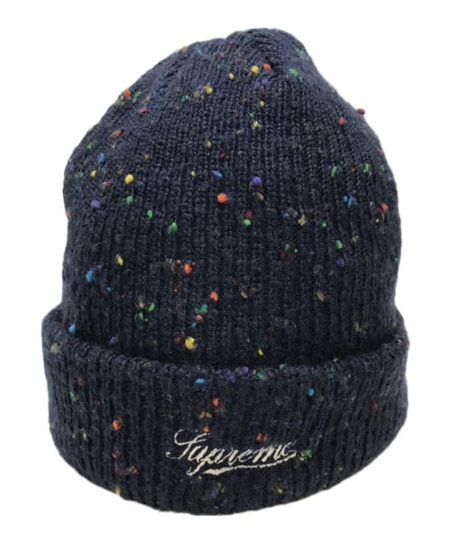 SUPREME（シュプリーム）Supreme (シュプリーム) Colored Speckle Beanie ネイビーの古着・服飾アイテム