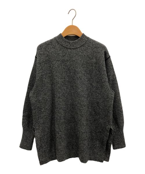 BATONER（バトナ―）BATONER (バトナ―) FLEECE WOOL BACK LOOP MOCK NECK TUNIC ブラック サイズ:1の古着・服飾アイテム