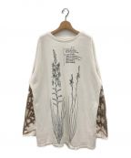 Ameriアメリ）の古着「VINTAGE ILLUSTRATION PRINT KNIT TOP」｜アイボリー