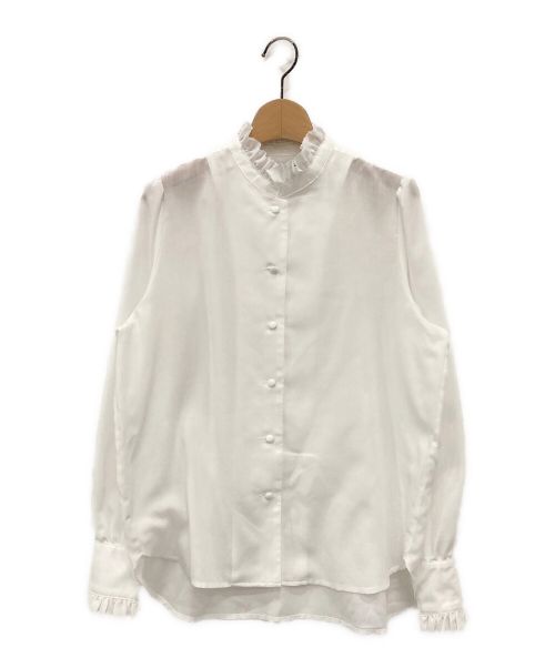 Pale Jute（ペールジュート）Pale Jute (ペールジュート) frill collar blouse ホワイト サイズ:Fの古着・服飾アイテム