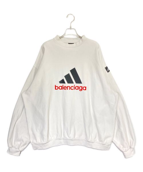 BALENCIAGA（バレンシアガ）BALENCIAGA (バレンシアガ) adidas (アディダス) スウェット ホワイト サイズ:1の古着・服飾アイテム