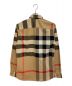 BURBERRY (バーバリー) コットンポプリンバーバリーチェックシャツ ベージュ サイズ:S：38000円