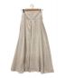 ATON (エイトン) LINEN VISCOSE GATHERED SKIRT ベージュ サイズ:01：7000円