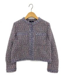 theory（セオリー）の古着「LIBERTY TWEED CROPPED JKT」