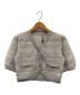 Rene（ルネ）の古着「Tweedy Knit Cardigan」｜グレー