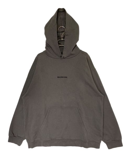 BALENCIAGA（バレンシアガ）BALENCIAGA (バレンシアガ) プルオーバーパーカー グレー サイズ:Mの古着・服飾アイテム