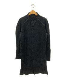 D.HYGEN（ディーハイゲン）の古着「Slub Wool Knite Long Cardigan」｜グレー