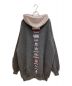 BALENCIAGA (バレンシアガ) Embroidered Knitwear Hoodie(エンブロイダードニットウェアフーディ) グレー サイズ:S：45000円