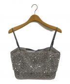 MAISON SPECIALメゾンスペシャル）の古着「Sparkling Layered Camisole」｜シルバー