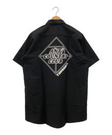 ANTI COUNTRY CLUB×tangram（アンチカントリークラブ×タングラム）の古着「ワークシャツ」｜ブラック