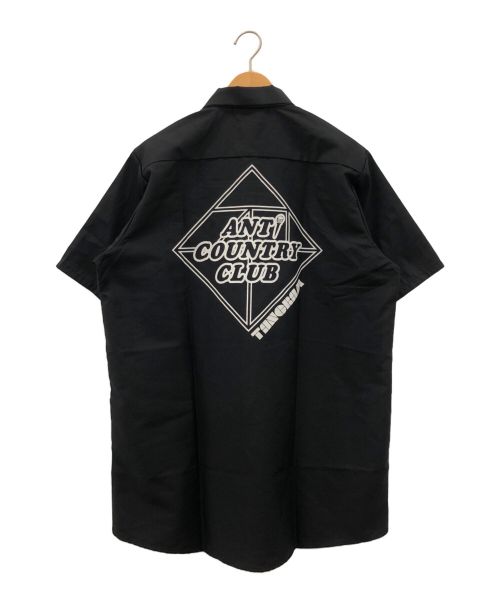 ANTI COUNTRY CLUB（アンチカントリークラブ）ANTi COUNTRY CLUB (アンチカントリークラブ) TANGRAM (タングラム) ワークシャツ ブラック サイズ:Lの古着・服飾アイテム