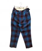 NEATニート）の古着「WOOL MULTI CHECK PANTS」｜ブルー