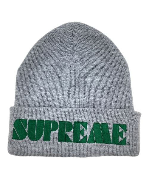 SUPREME（シュプリーム）Supreme (シュプリーム) Stencil Beanie グレーの古着・服飾アイテム