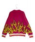 Palm Angels (パーム エンジェルス) BURNING SWEATER ピンク×イエロー サイズ:L：23000円