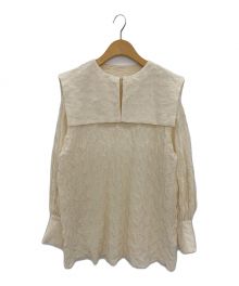 acka（エーシーケーエー）の古着「quilting blouse」｜アイボリー