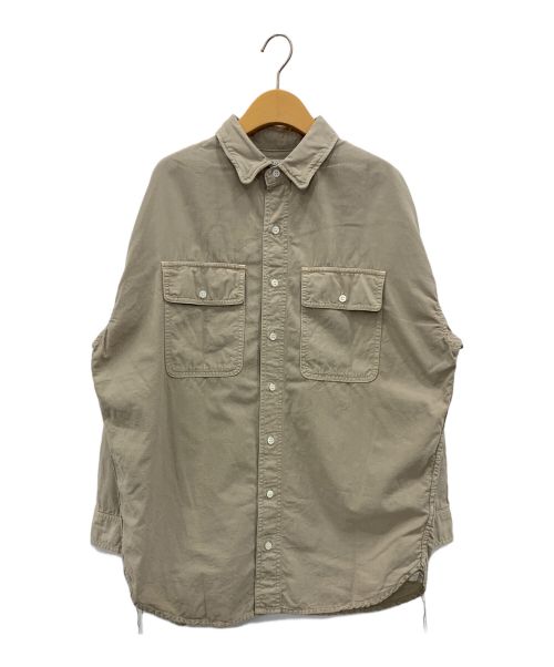 REMI RELIEF（レミレリーフ）REMI RELIEF (レミレリーフ) L'appartement (アパルトモン) Chambray Shirt ベージュ サイズ:Fの古着・服飾アイテム