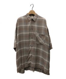 REMI RELIEF×L'appartement（レミレリーフ×アパルトモン）の古着「CHECK 2WAY SHIRT」｜ベージュ