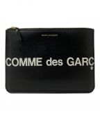 COMME des GARCONSコムデギャルソン）の古着「Huge Logo ポーチ」｜ブラック