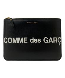 COMME des GARCONS（コムデギャルソン）の古着「Huge Logo ポーチ」｜ブラック