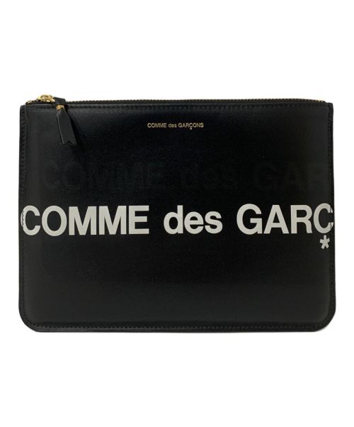 COMME des GARCONS（コムデギャルソン）COMME des GARCONS (コムデギャルソン) Huge Logo ポーチ ブラック サイズ:-の古着・服飾アイテム