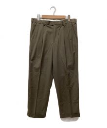 DOCKERS（ドッカーズ）の古着「2タックパンツ」｜チャコールグレー