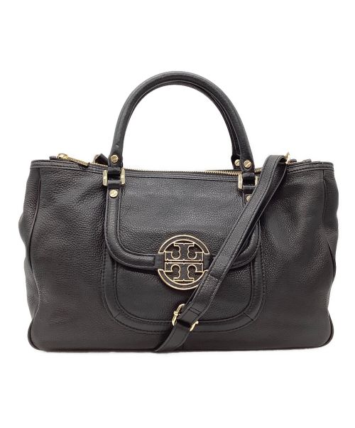 TORY BURCH（トリーバーチ）TORY BURCH (トリーバーチ) AMANDA DOUBLE ZIP TOTE ブラックの古着・服飾アイテム