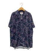 WAX LONDONワックスロンドン）の古着「DIDCOT SS SHIRT TIE-DYE」｜パープル