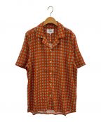 WAX LONDONワックスロンドン）の古着「DIDCOT SS SHIRT AMALFI」｜レッド