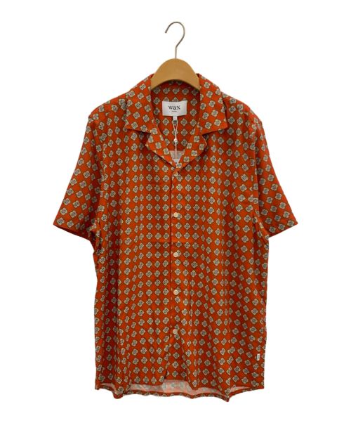 WAX LONDON（ワックスロンドン）wax london (ワックスロンドン) DIDCOT SS SHIRT AMALFI レッド サイズ:Lの古着・服飾アイテム