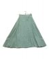 MADISON BLUE（マディソンブルー）の古着「MI-MOLLET FLARE SKIRT PASTEL」｜ライトグリーン