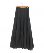 Hdxulyハディクリー）の古着「Volume Tiered Skirt」｜ブラック