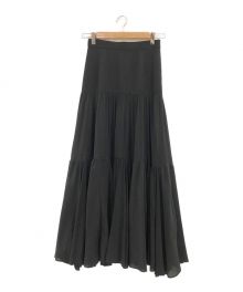 Hdxuly（ハディクリー）の古着「Volume Tiered Skirt」｜ブラック