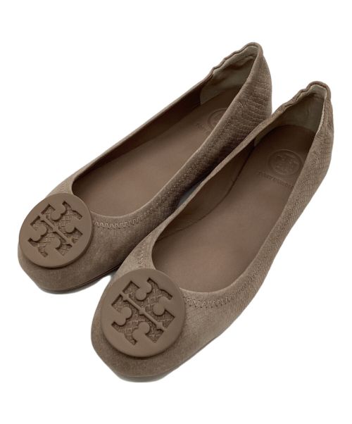 TORY BURCH（トリーバーチ）TORY BURCH (トリーバーチ) バレエシューズ ベージュ サイズ:SIZE5.5の古着・服飾アイテム