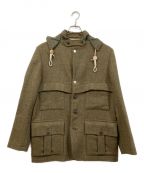 NIGEL CABOURN×Harris Tweedナイジェルケーボン×ハリスツイード）の古着「SHERPA 1930’S JACKET」｜オリーブ