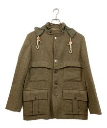 NIGEL CABOURN×Harris Tweed（ナイジェルケーボン×ハリスツイード）の古着「SHERPA 1930’S JACKET」｜オリーブ