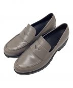 ECCOエコー）の古着「MOC-TOE PENNY LOAFER」｜ベージュ