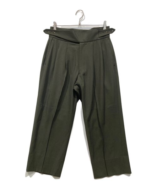 RAINMAKER（レインメーカー）RAINMAKER (レインメーカー) STUD BUTTON GURKHA TROUSERS カーキ サイズ:4(46)の古着・服飾アイテム