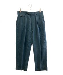 RAINMAKER（レインメーカー）の古着「DRAPED WIDE CHINO PANTS」｜ブルー