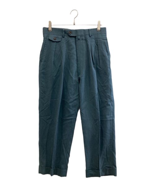 RAINMAKER（レインメーカー）RAINMAKER (レインメーカー) DRAPED WIDE CHINO PANTS ブルー サイズ:4の古着・服飾アイテム