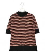 FRED PERRY (フレッドペリー) ジャガードニット/Jacquard Knit Jumper CORAL HEAT サイズ:36