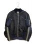 sacai（サカイ）の古着「Nylon Twill x Faux Shearling Blouson」｜ブラック