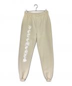 VETEMENTSヴェトモン）の古着「Anarchy Logo Sweat Pant」｜アイボリー