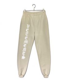 VETEMENTS（ヴェトモン）の古着「Anarchy Logo Sweat Pant」｜アイボリー