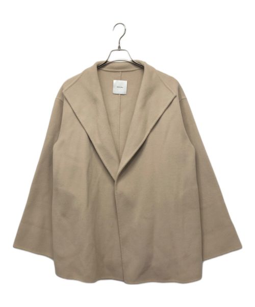 Spick and Span（スピックアンドスパン）Spick and Span (スピックアンドスパン) W/Nyスタンドカラーリバーコート ベージュ サイズ:36の古着・服飾アイテム