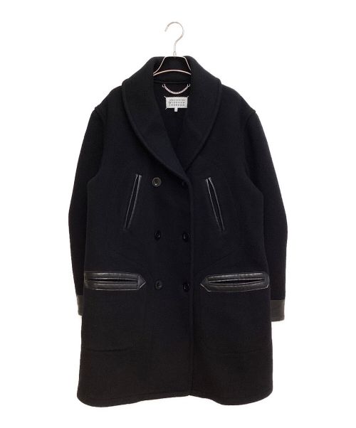 Maison Margiela（メゾンマルジェラ）Maison Margiela (メゾンマルジェラ) Double Breasted Chester Coat（ダブルブレストチェスターコート） ブラック サイズ:46 未使用品の古着・服飾アイテム