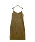 AURALEE（オーラリー）の古着「WOOL SILK HERRINGBONE SLIP DRESS」｜ブラウン