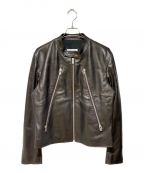 Maison Margielaメゾンマルジェラ）の古着「5 Zip Leather Riders Jacket（八の字 5ZIPライダースジャケット）」｜ブラック