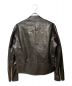 Maison Margiela (メゾンマルジェラ) 5 Zip Leather Riders Jacket（八の字 5ZIPライダースジャケット） ブラック サイズ:50 未使用品：330000円